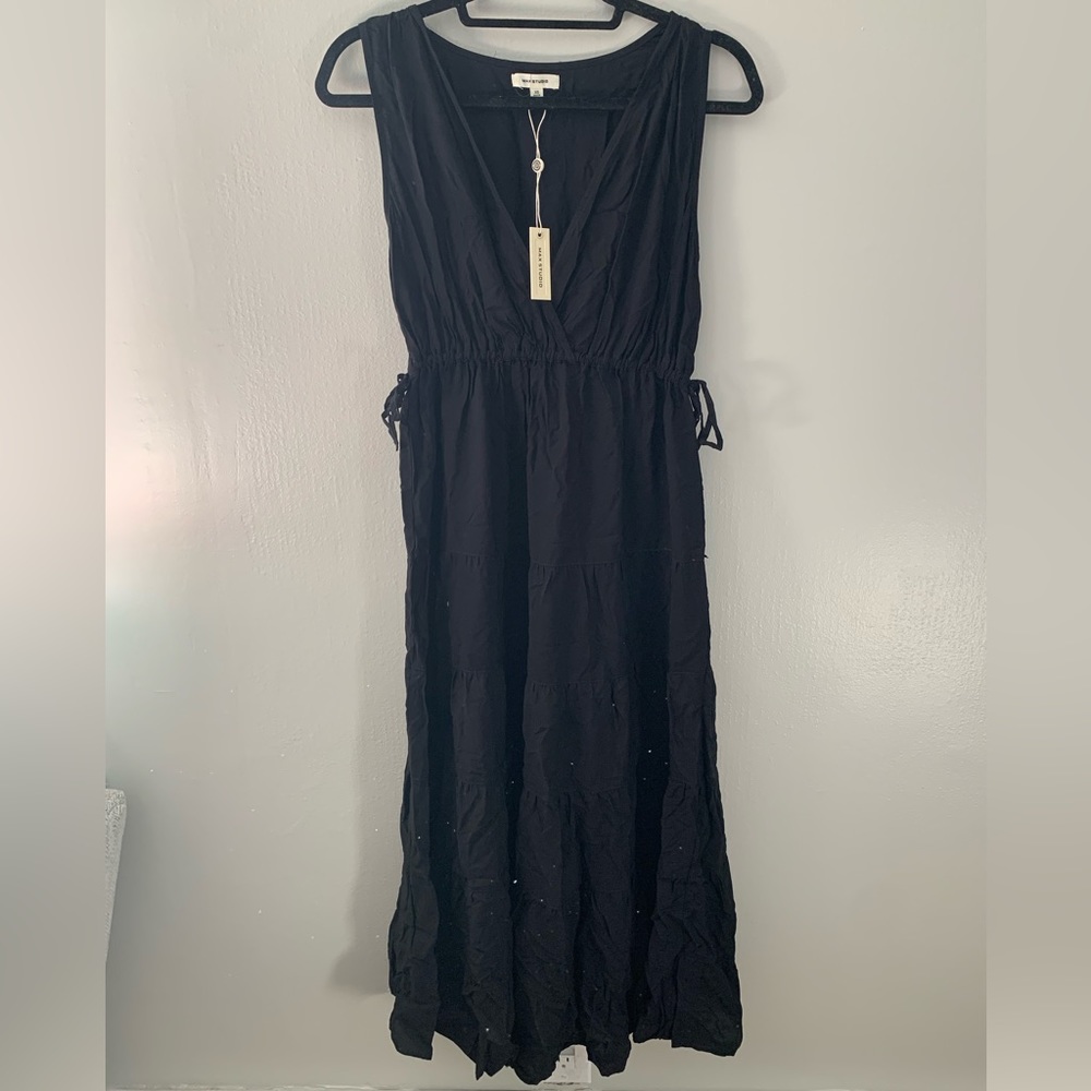 Black maxi dress